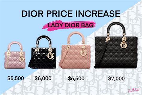 european dior bag price list.